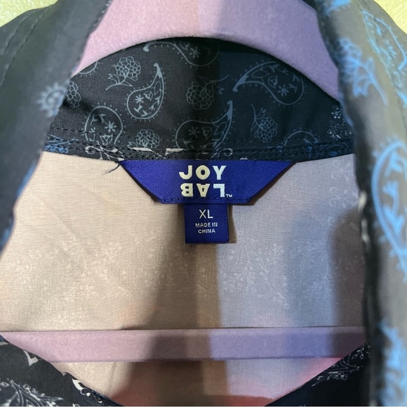 Joy Lab Red and Blue Paisley Lightweight Windbreaker jacket Size Extra large - Picture 4 of 12